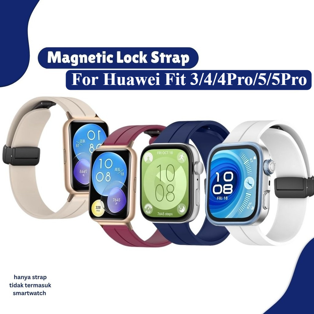 Magnetic Lock Strap For Huawei Watch Fit 1 Huawei Watch Fit 2 Huawei Watch Fit 3 Huawei Watch Fit 4 