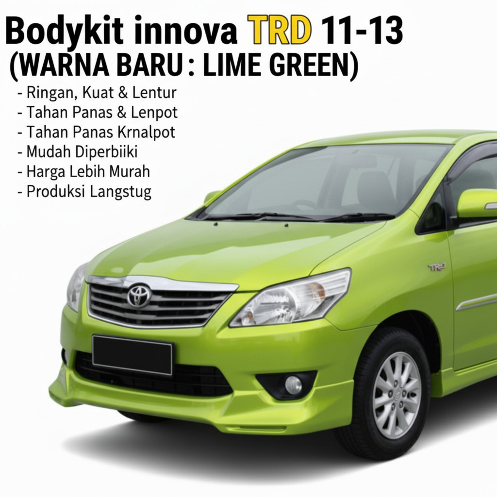 diskon bodykit toyota kijang innova 2011-2013 TRD BODIKIT INNOVA TRD