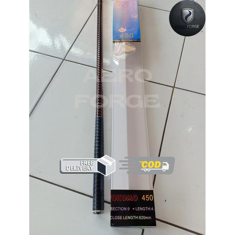 Joran Tegek Battle X Fokomo 450 Ruas Panjang Carbon - 360