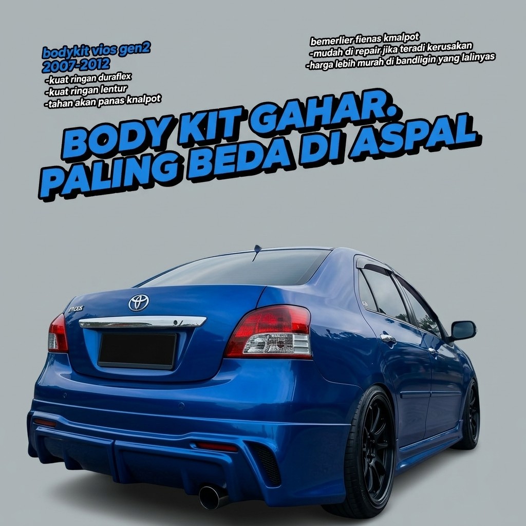 BODYKIT VIOS GEN2 BODYKIT TOYOTA VIOS 2007-2012