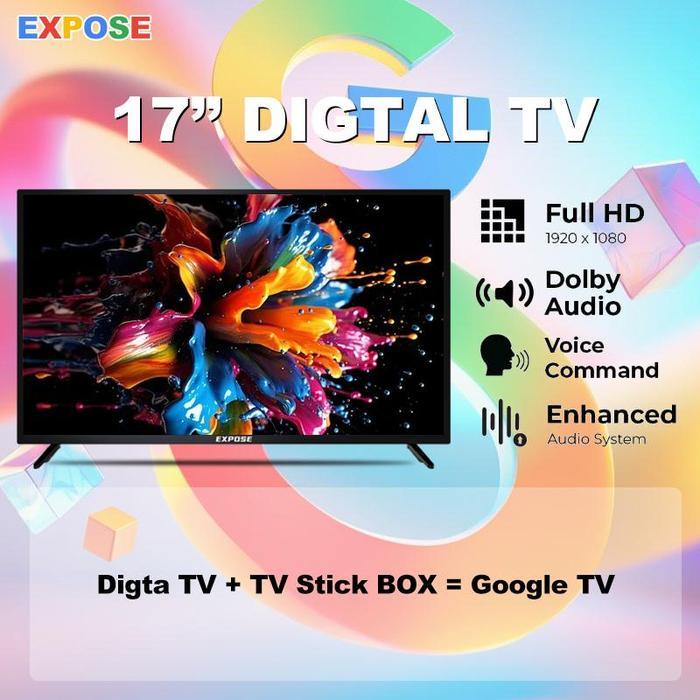 TV Digital LED 17 19 22 24 32 Inch LCD/LED Televisi Digital HDMI USB 4k Support PS3 PS4 Bisa Jadi Mo