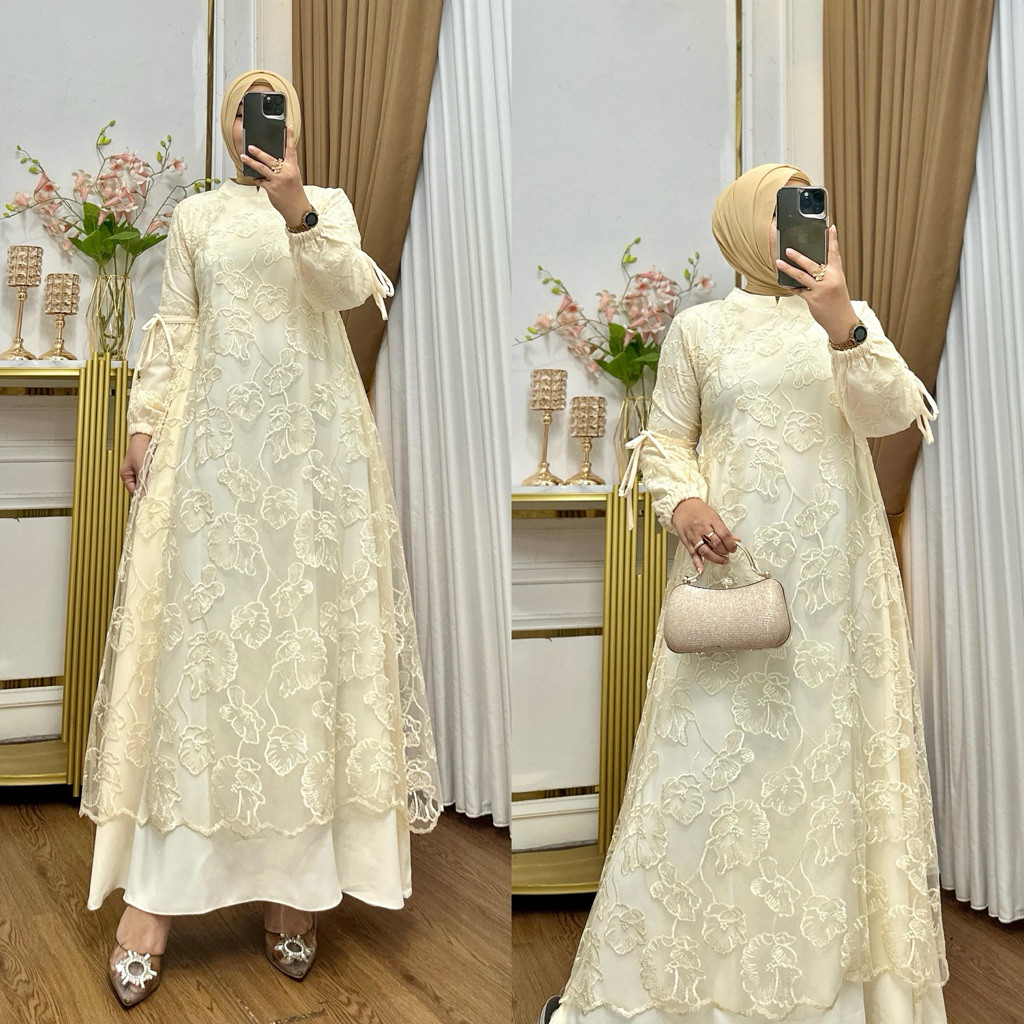 Promo Gamis Termurah Gamis Lebaran Mewah Baju Kondangan Wanita Muslim Busana Lebaran Tersedia Ukuran