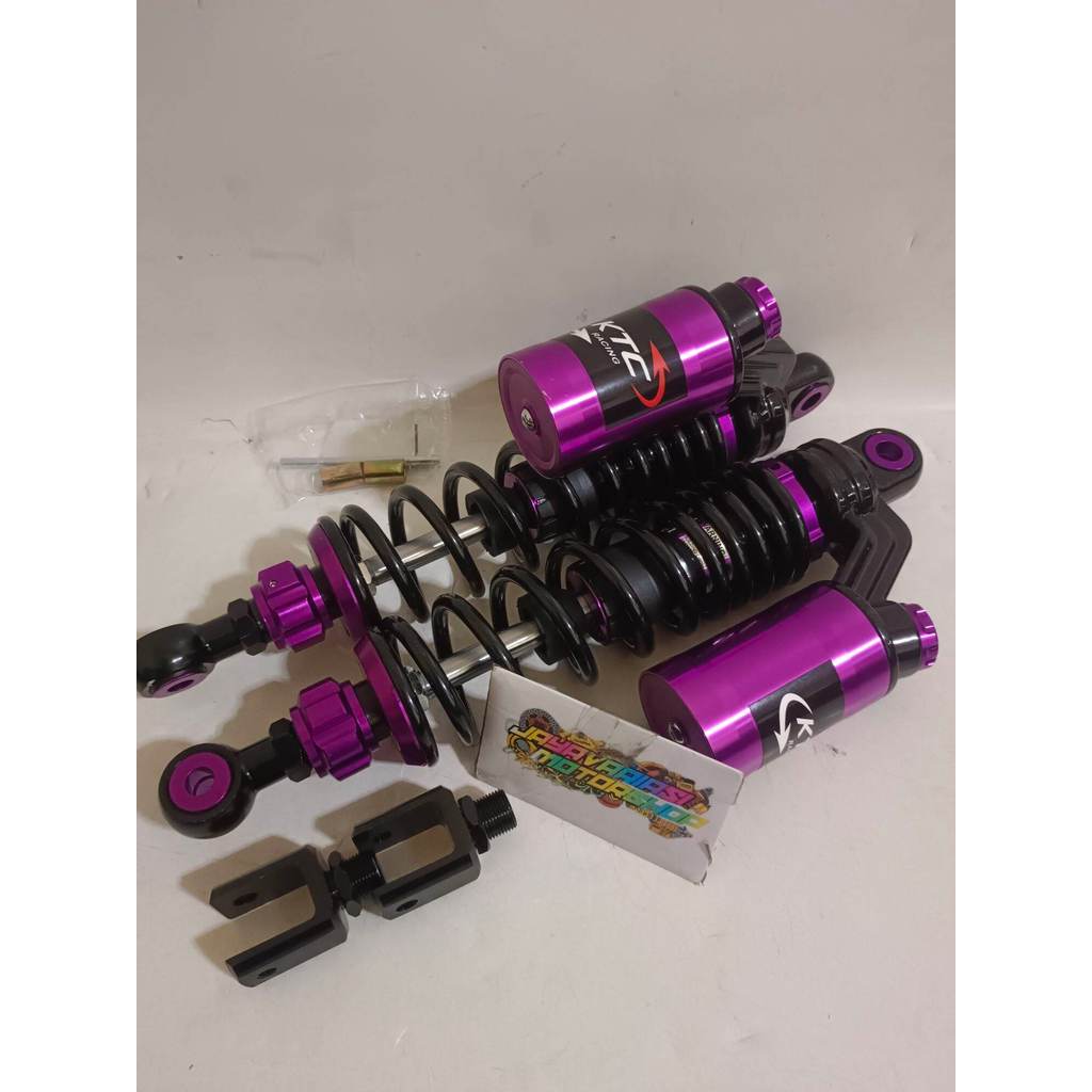 New ~ Shockbreaker Shock Copy Ktc Racing Model Extreme Black Purple Double Tabung Atas 280mm 320mm 3
