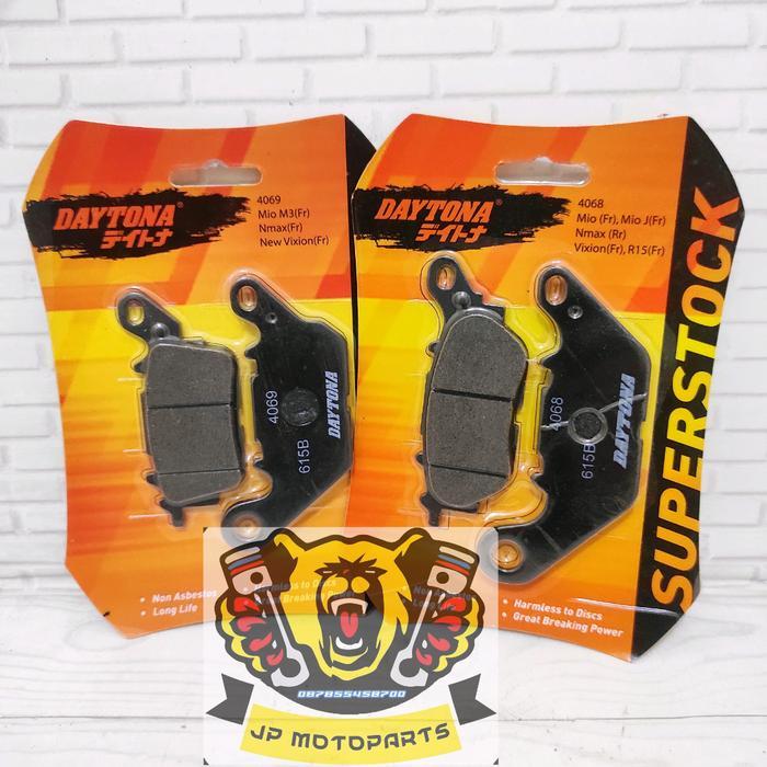 Kampas Rem Cakram Depan Belakang Nmax Daytona Original - Kampas Belakang