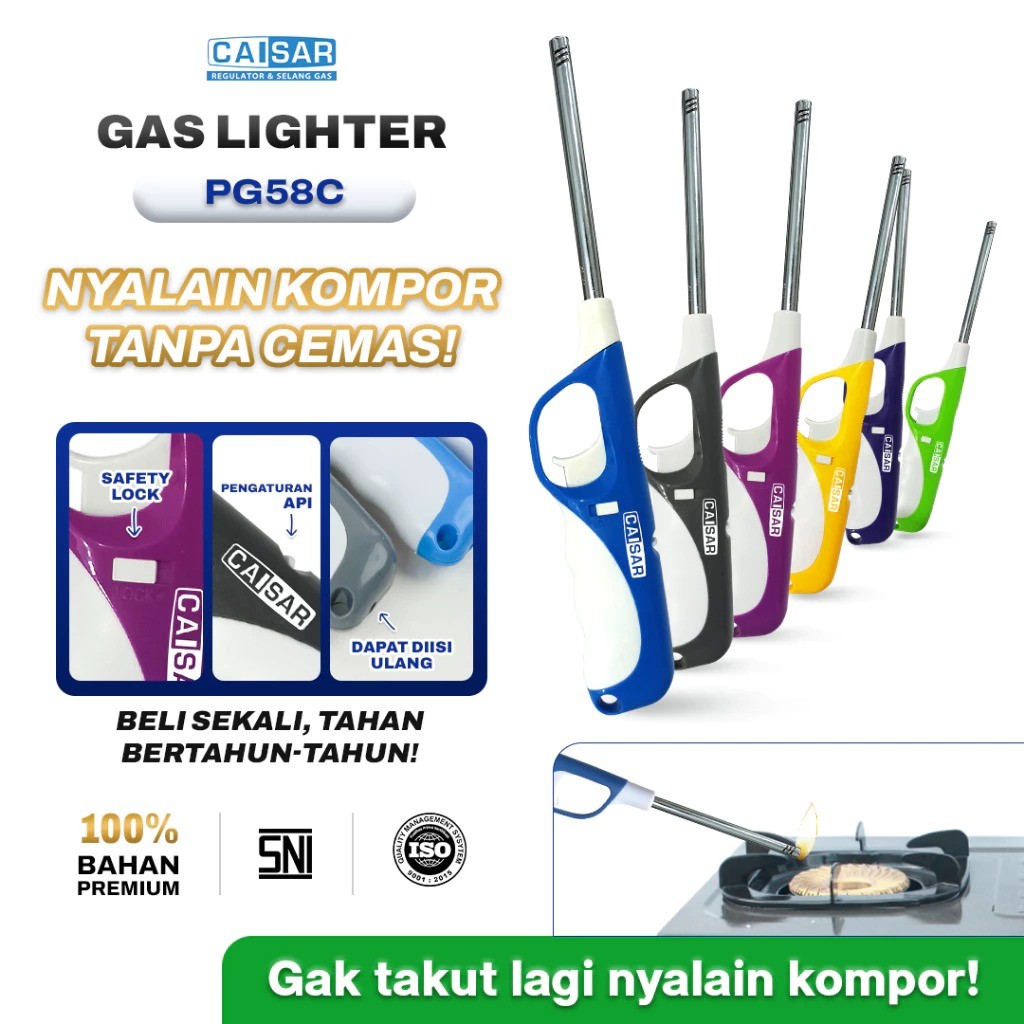 (GAS) Pemantik Gas / Korek Gas / Gas Lighter / Korek Kompor