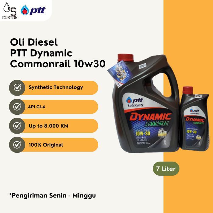 Oli Diesel PTT Dynamic 10w30 7L API CI 10w-30