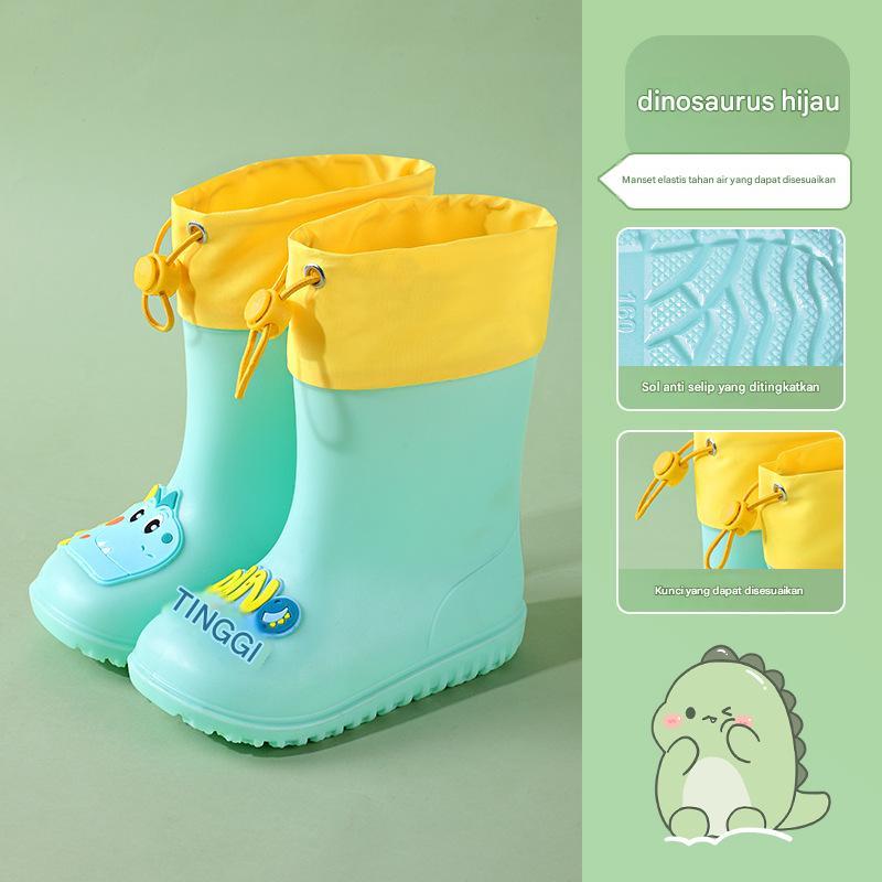 [LOGU] Sepatu Hujan Anak Lucu Anti Air Boots Bayi Balita Sekolah Anti Slip Murah