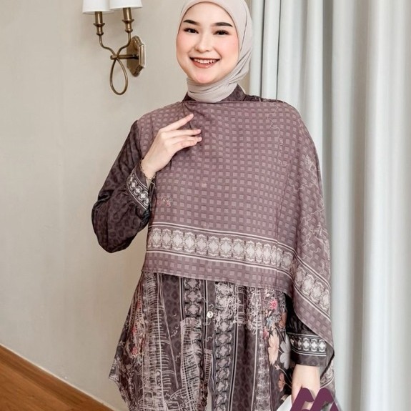 Yura  shirt atasan Hmf luxury / kemeja Hmf luxury / yura Hmf luxury