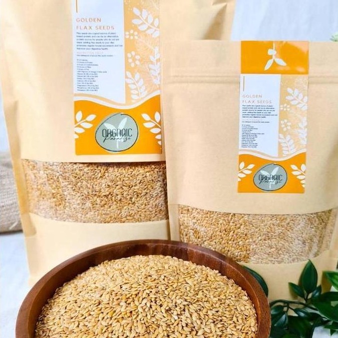 Cod,Bisa- Golden Flaxseed 50 Gram / Biji Rami Emas 50 Gram Natural Food
