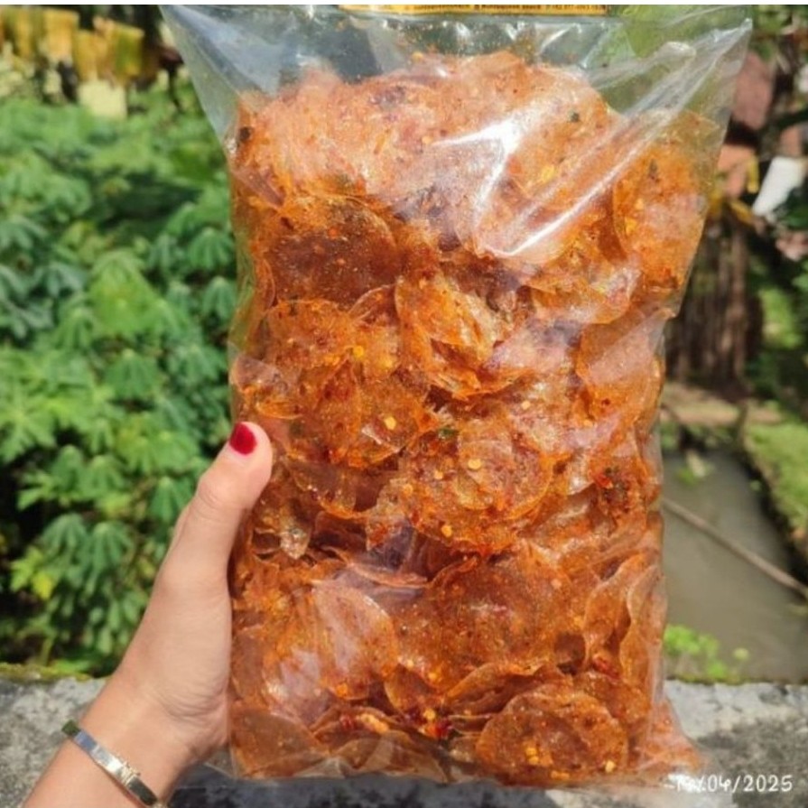 KRIPIK KACA PEDAS 100 GRAM