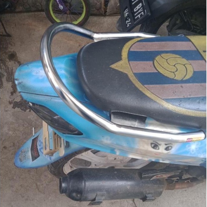 Best Seller Behel Belakang Mio Sporty / Mio Smile - Chrome Aksesoris Motor Original