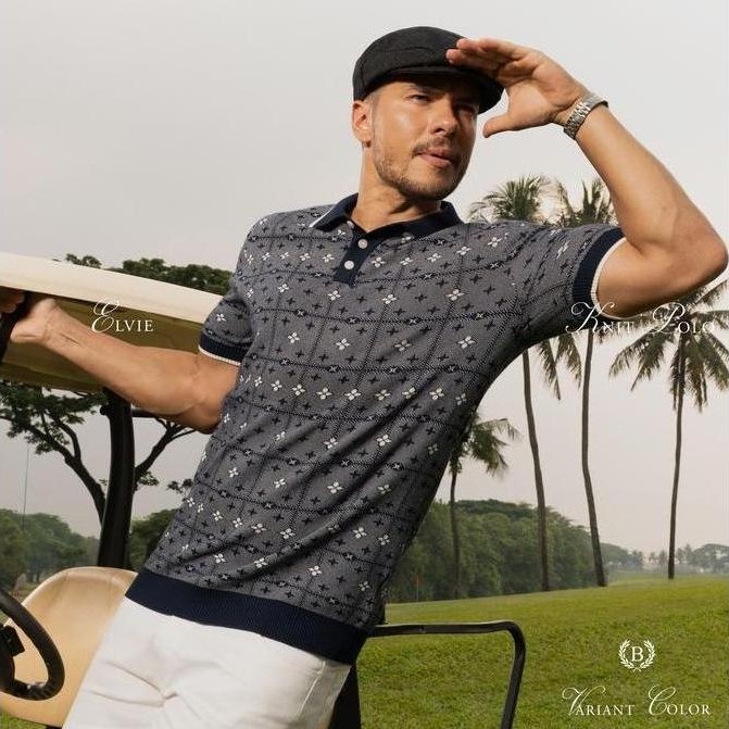 BALVEIN - Elvie Knit Polo Shirt / Polo Shirt Pria