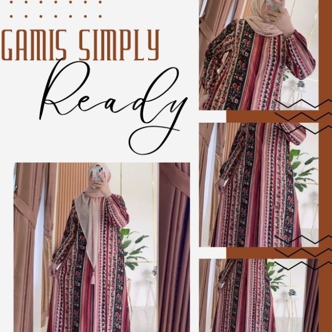 GAMIS SIMPLY GAMIS KATUN RAYON PREMIUM KODE SIMPLY 22