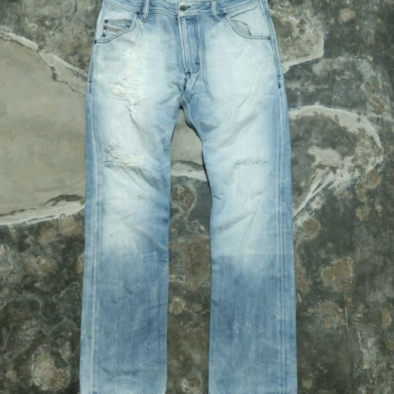 Diesel Industry Ripped Denim Pants