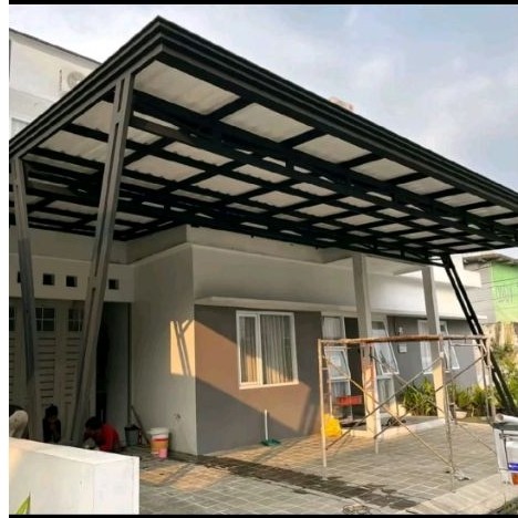 kanopi atap Upvc double layer