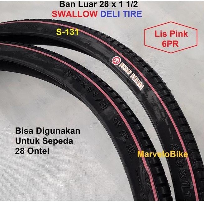 Ban Luar Becak 28 Swallow 6PR