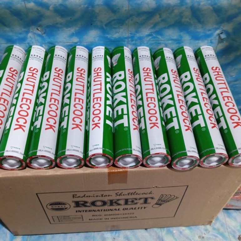 Shuttlecock Roket Hijau