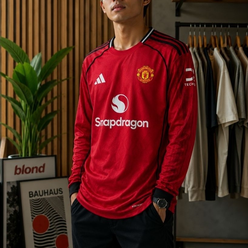 Jersey Bola Man United Home 25/26 PI GO AAA++ Quality