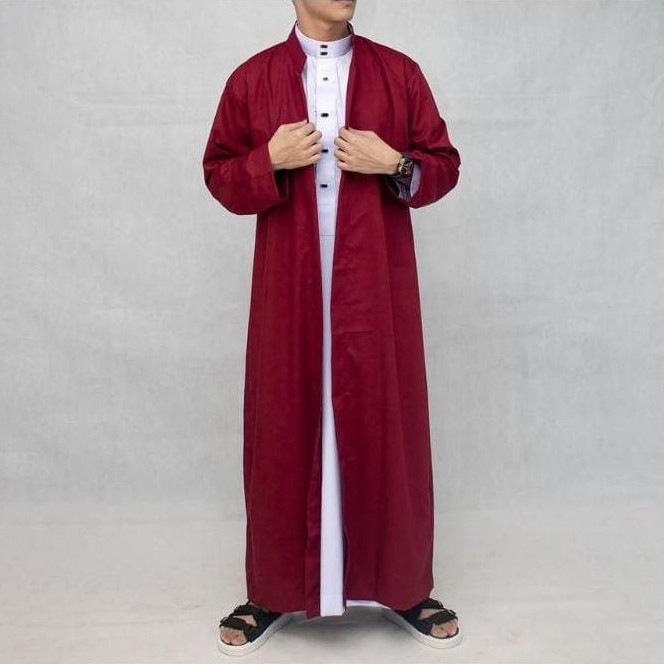 HOT JUBAH LUARAN PRIA DEWASA TWIS HIGT / JUBAH YAMAN HABAIB / JUBAH LUARAN MUSLIM TERBUKA / JUBAH PR