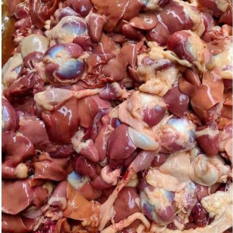 Ati ampela ayam 1kg (kotor)