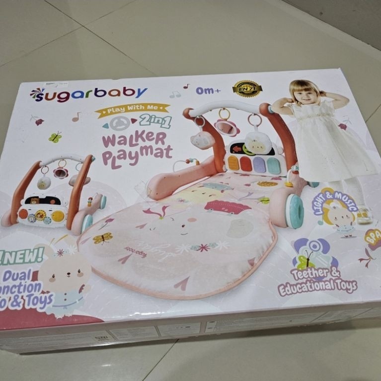 PRELOVED. MAINAN BAYI SUGAR BABY 2 in 1 WALKER PLAYMATE