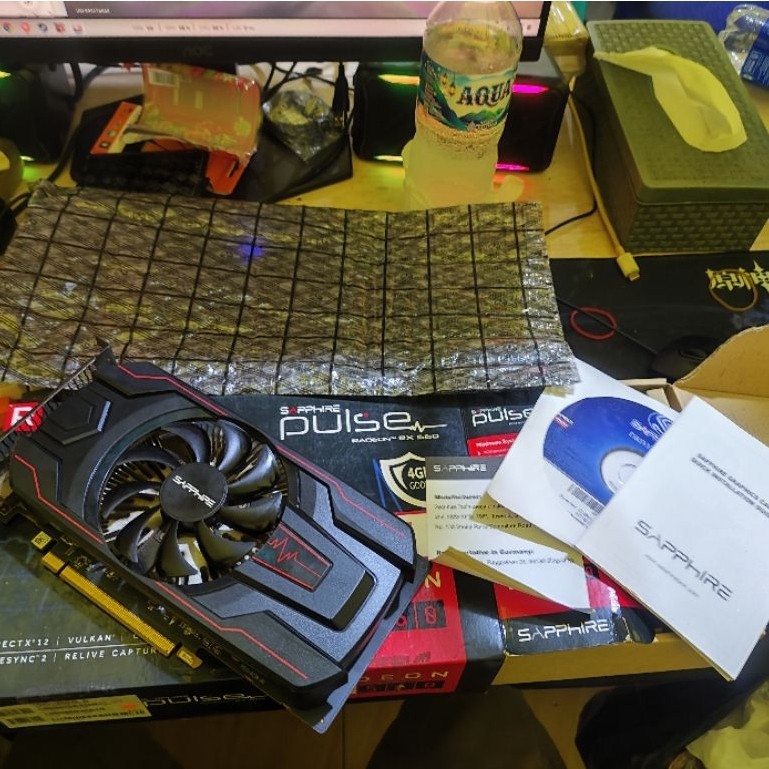 SAPPHIRE PULSE RX560 4GB GDDR5 128BIT BEKAS