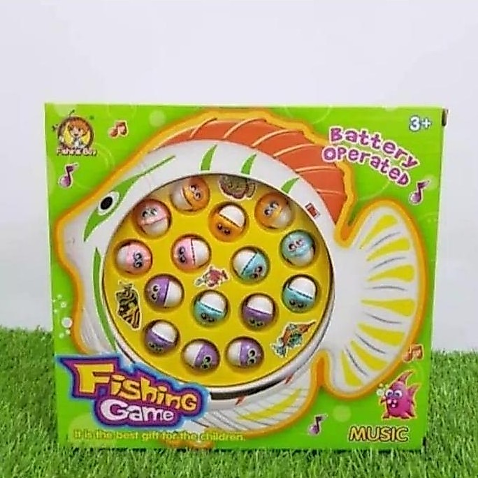 Mainan anak pancingan ikan mainan fishing game mainan anak laki laki - Besar FISH DUS