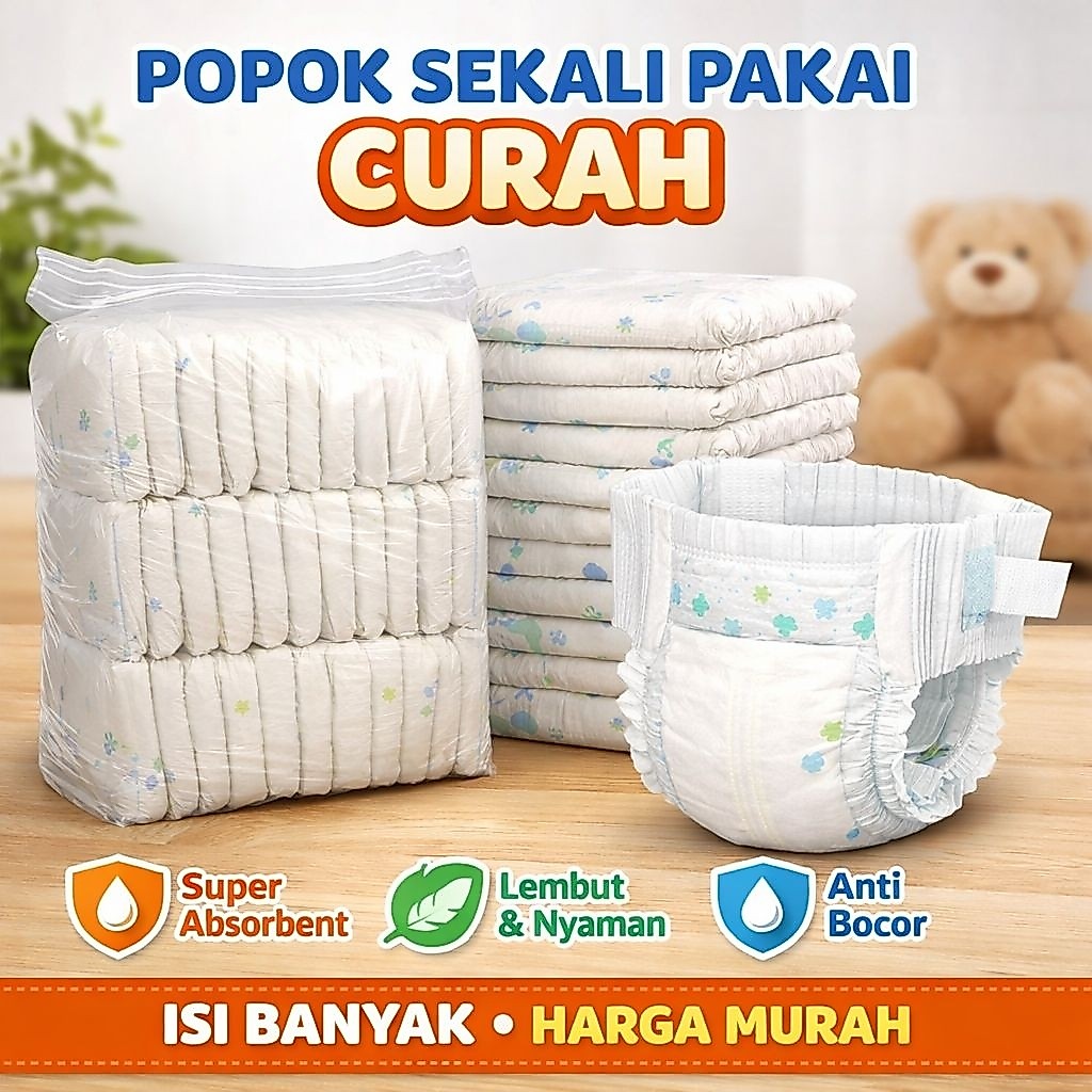 AZPSTORE-Popok Curah Semua Ukuran Popok Sekali Pakai