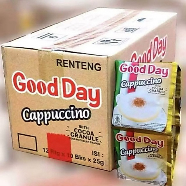1DUS) Kopi Goodday Capucino sekardus (12renceng)- Aneka Kopi Kartonan