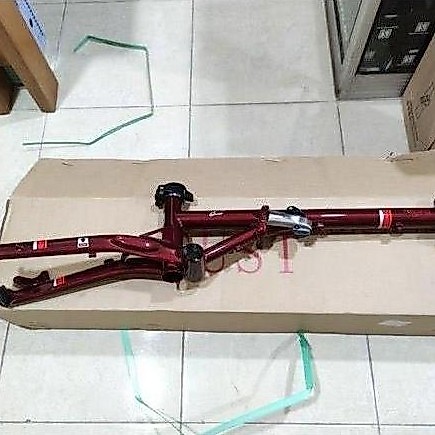 FOLDX ELEMENT Gust Disc Brake 16" Folding Bike Frame Set Seli Sepeda Lipat Alloy