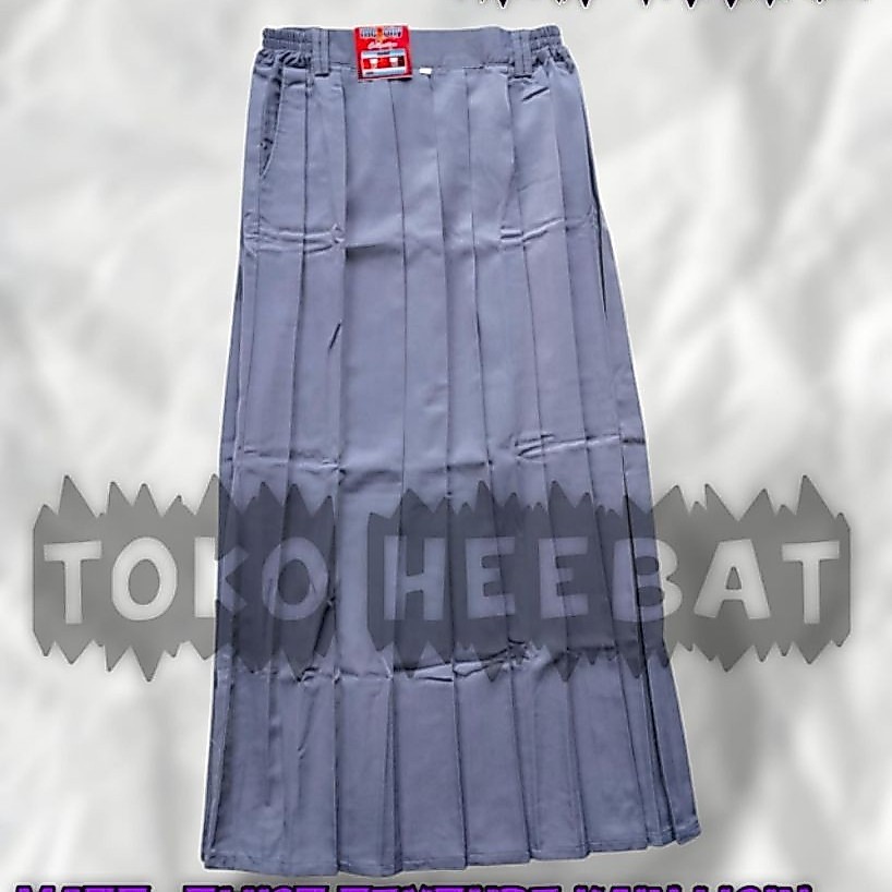 ROK REMPEL PANJANG SMP/SMA BAHAN LICIN DAN MENGKILAP