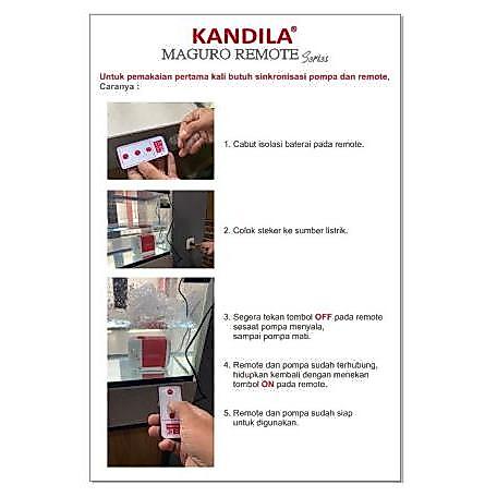 Mesin Kandila Maguro Remote Series R 107 108 Pompa Celup Aquarium Kolam Akuarium