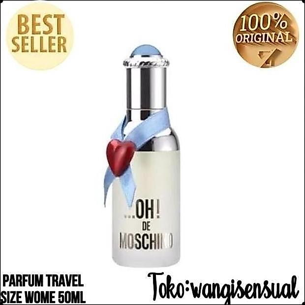 Parfum Travel Size Moschino Oh De Moschino Women 50Ml ( Tanpa Box )