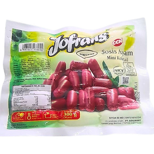 JOFRANS SOSIS AYAM COCKTAIL 300 GR