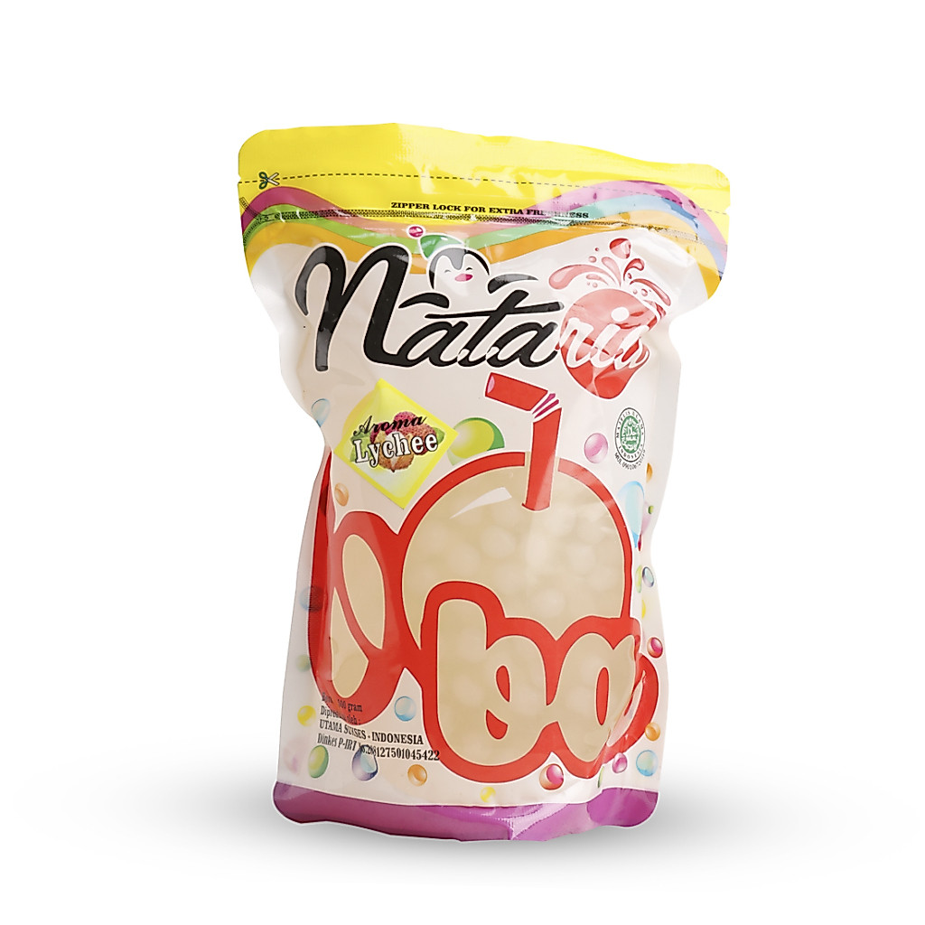Popping Boba Lychee 500gr - Poping Jelly Nataria - Tanara Powder