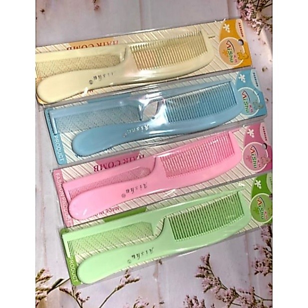 Sisir Rambut Gagang Set Isi 2 Aishu/Sisir Set Premium Import