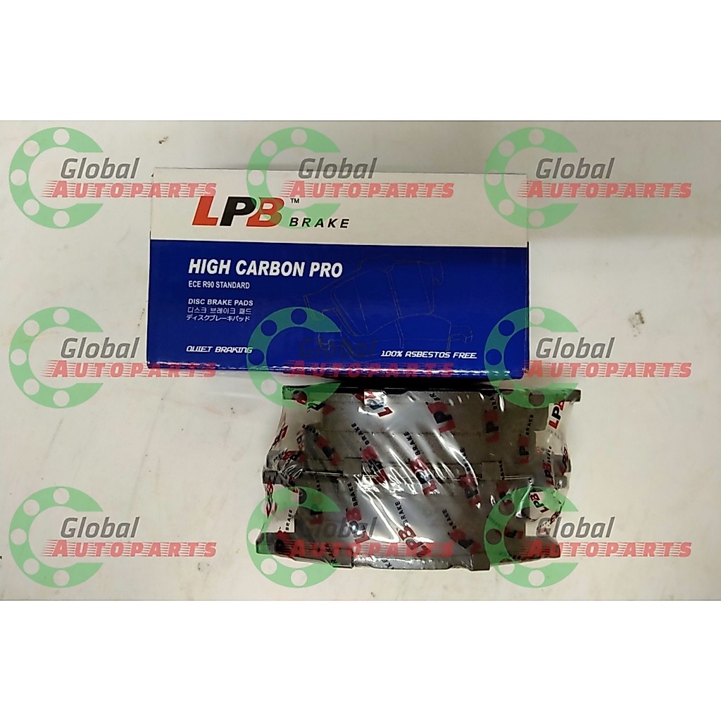 KAMPAS REM DEPAN (BRAKE PAD-FR) PEUGEOT 307 03-08 PEUGEOT 207 2006 LPB