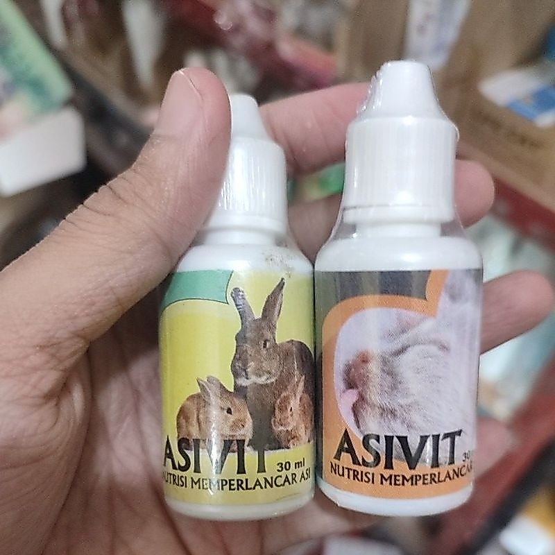 Asivit Drop 30ml Vitamin Memperlancar ASI Air Susu Induk Kucing Cat Kelinci Rabbit Suplemen Nutrisi 