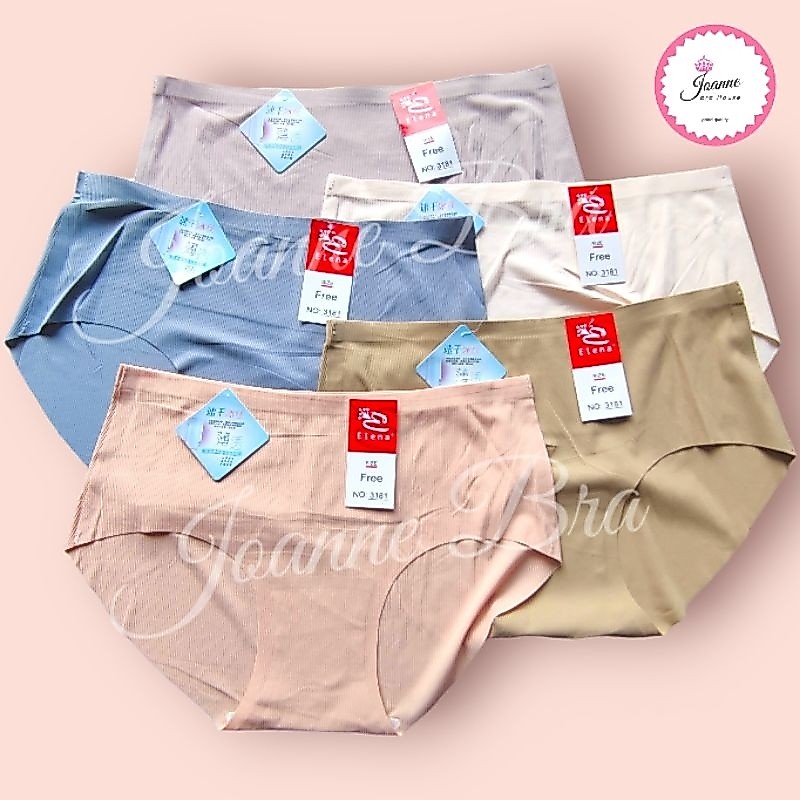 Elena Celana Dalam Wanita Seamless Tanpa Jahitan E 3181 - CD Sepinggul Super Lembut Ringan Tipis Fit