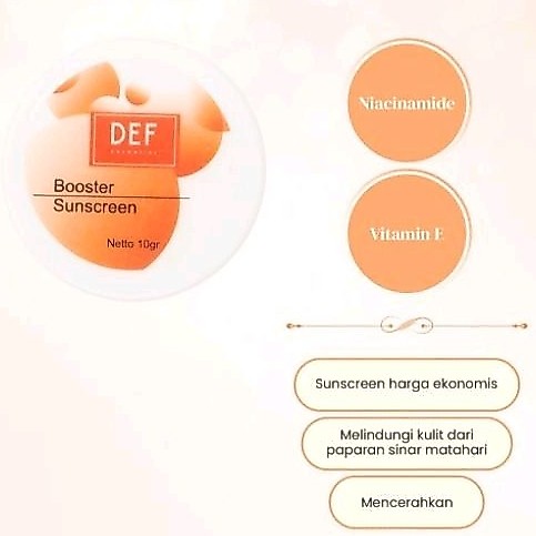 DEF Booster Sunscreen Spf 30 Derma Elok Farma