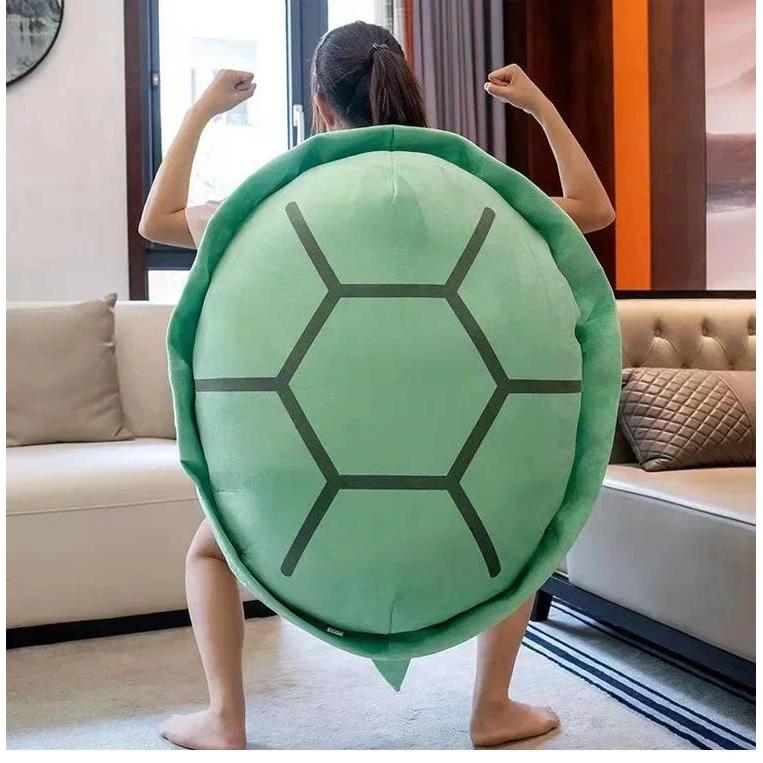 75-150cm Wearable tortoise Turtle Shell stuffed Plush Toy Bed Stool PP Cotton Plush Pillow Doll Toy 