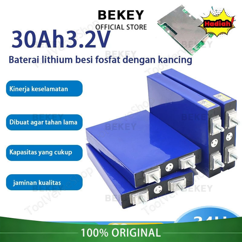 Baterai Lifepo4 3.2V 30Ah Elektrik Baterai Lithium LIFEPO4 DISCHARGE CAPACITY TEST PROVE Baterai Lit