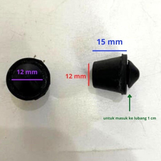 Karet Stoper Penahan Peredam Pintu Mobil Universal 1