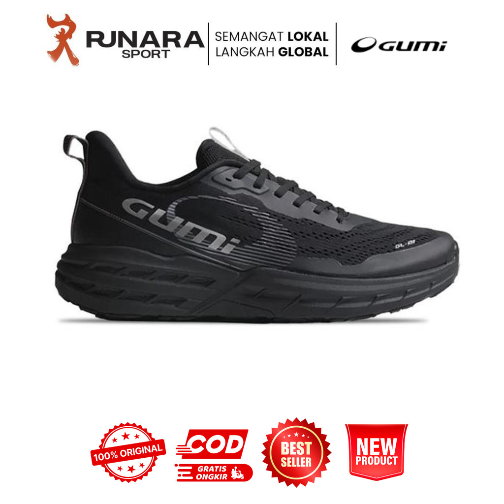 SEPATU RUNNING GUMI MOON WALKER -