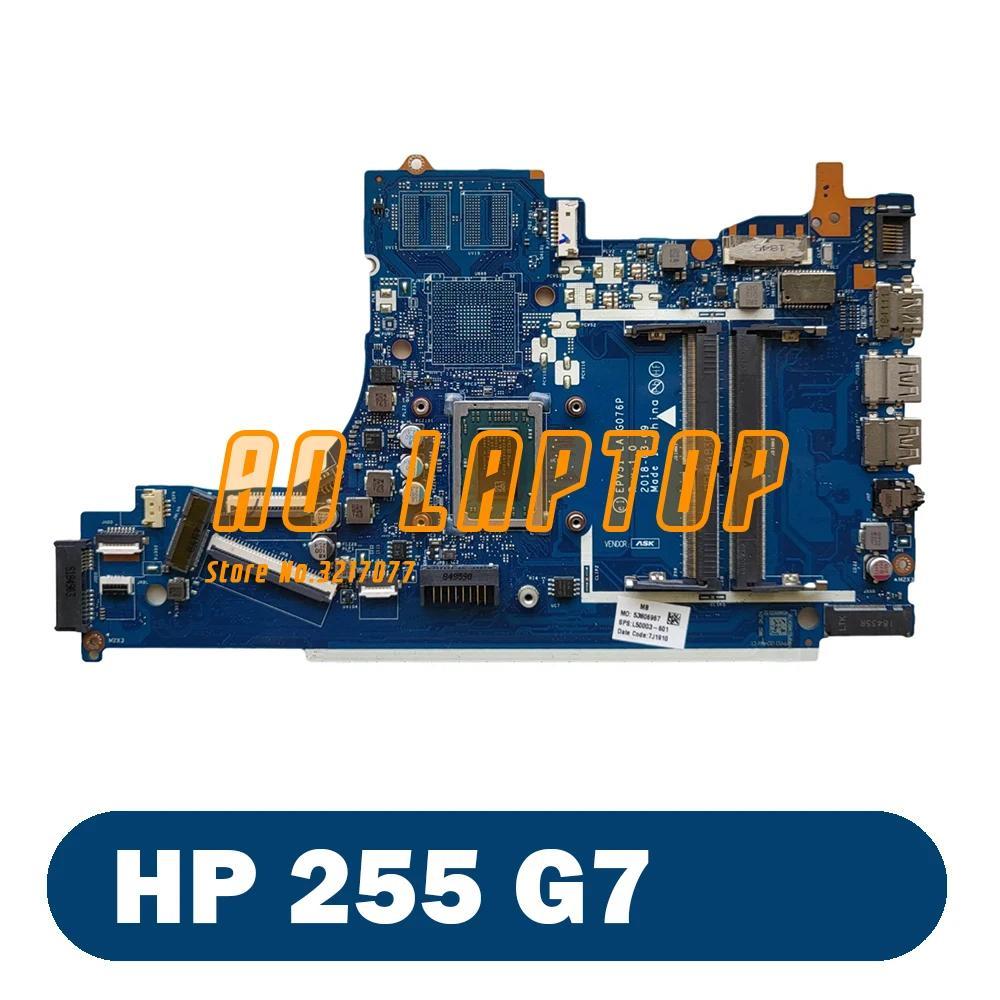 L50003-601 LA-G076P For HP Pavilion 255 G7 15.6” PC Motherboard AMD Ryzen 3 2200U Laptop Mainboard