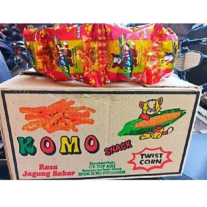 Ciki Komo 1 Dus isi 40 Bungkus / Komosnack