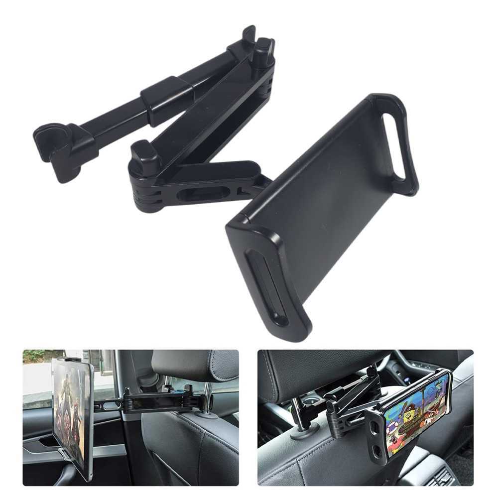 COD Car Stand Phone Holder Dudukan Tempat HP Smartphone Tablet Model Jepit Di Headrest Back Seat Kur
