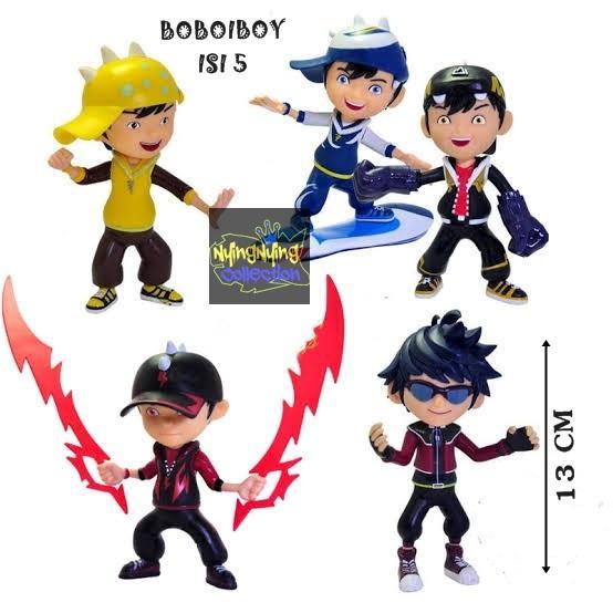 New Promo Action Figure/Figure/Mainan/Topper Kue Boboiboy Set 5 Lucu Murah - Boboiboy Halili