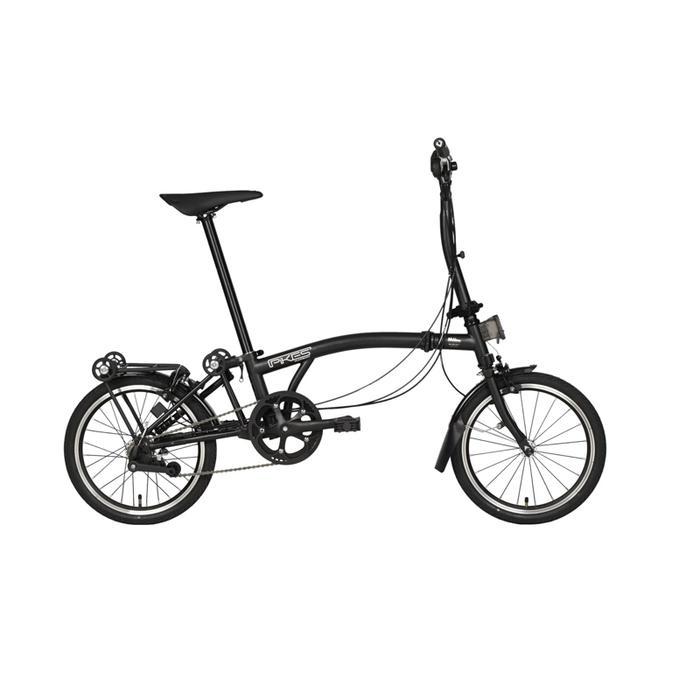 Sepeda Lipat Element Pikes Gen 2 Trifold like Brompton 3Sixty - Sand Black