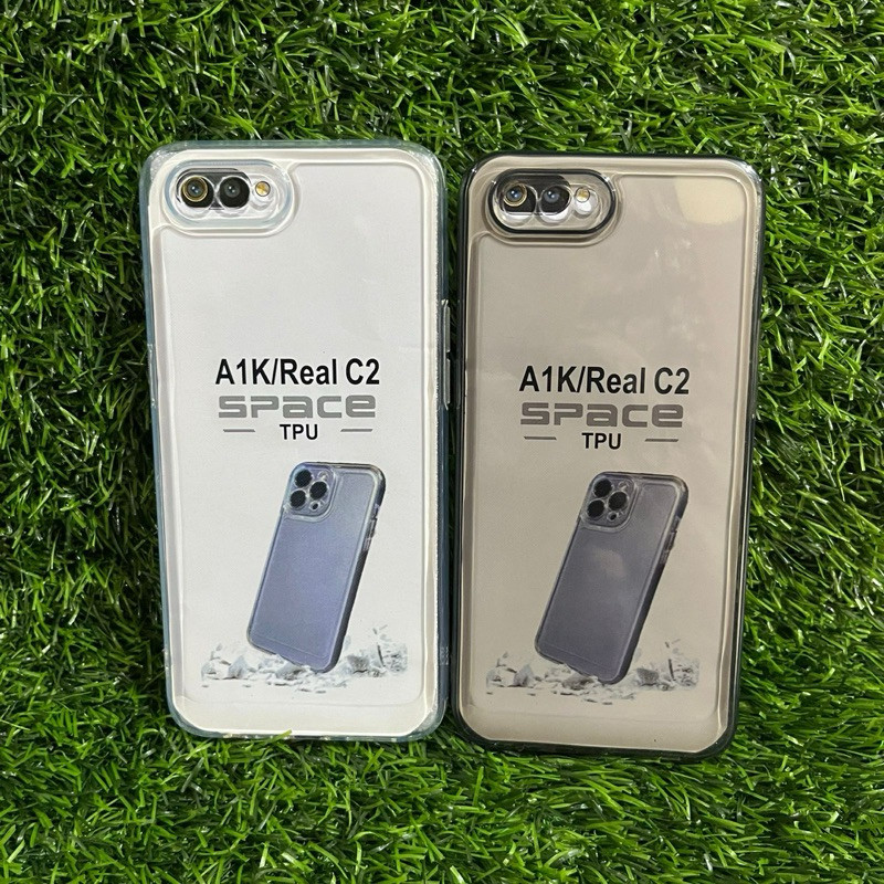 PROMO SoftCase Casing Clear Oppo A1K/C2 Silikon Bening Trasaparan TPU Space